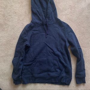 h&m navy blue hoodie fleece